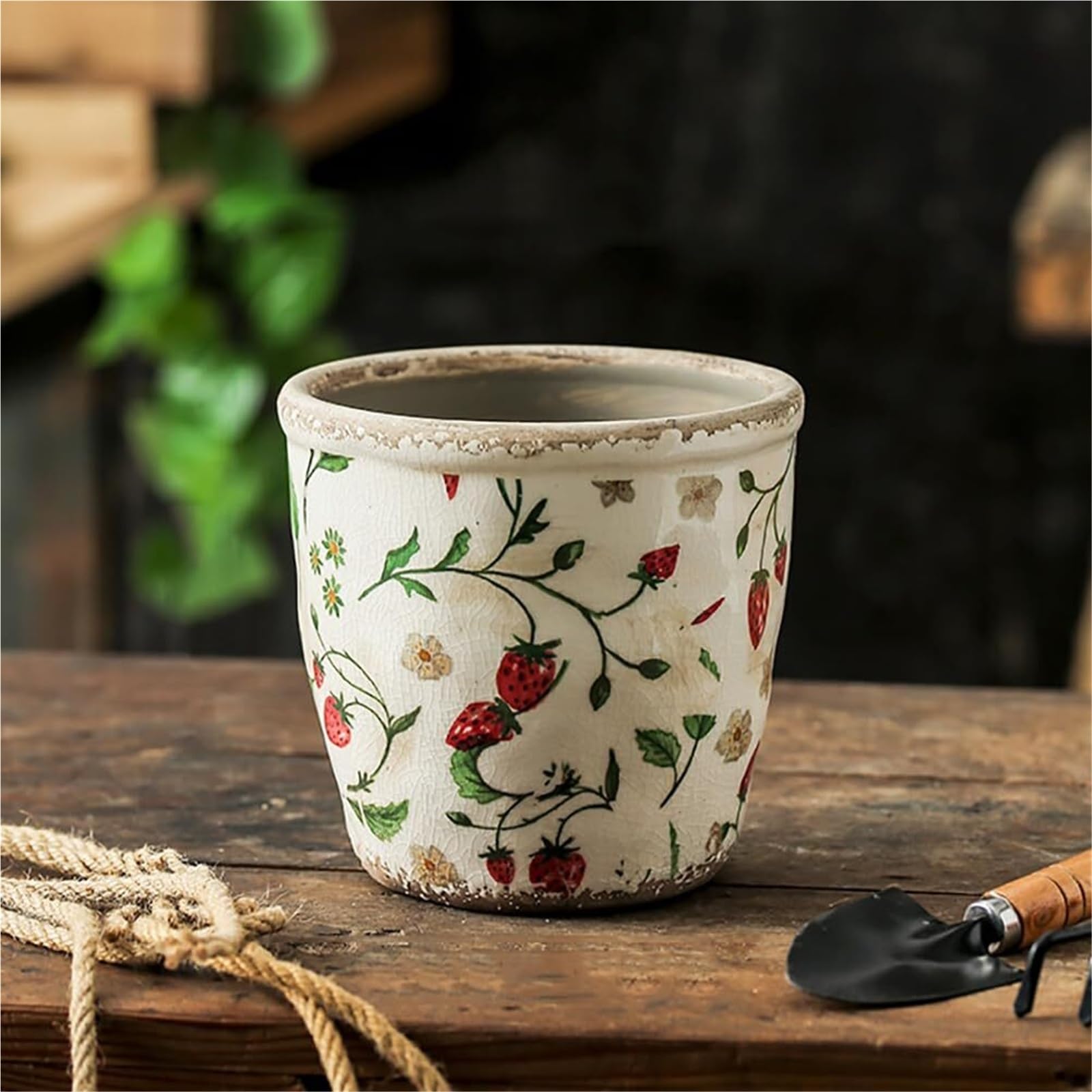 Pots de fleurs en céramique avec trou Yofab pour plantes et succulentes