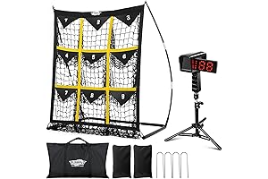 Baseball Pitching Net with Speed Gun Combo