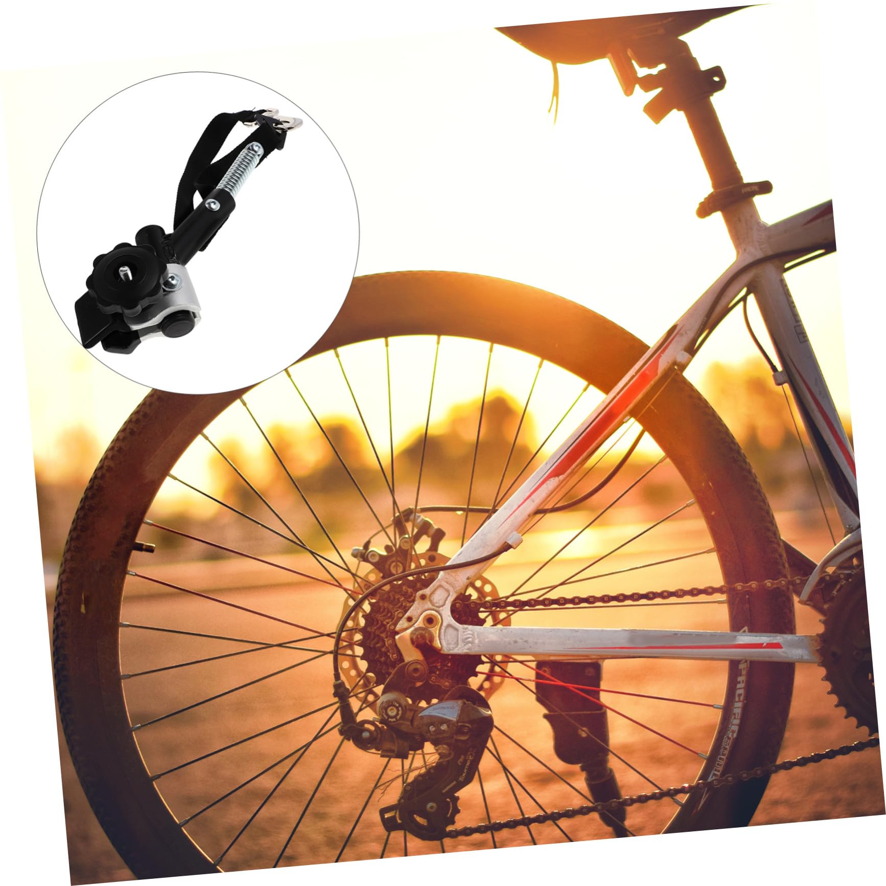 Toyvian Anhängeradapter für Fahrrad aus Aluminiumlegierung Kompatibel mit Rundrohren 19-32mm Schwarz Langlebiger Fahrradkupplungsadapter für Anhänger