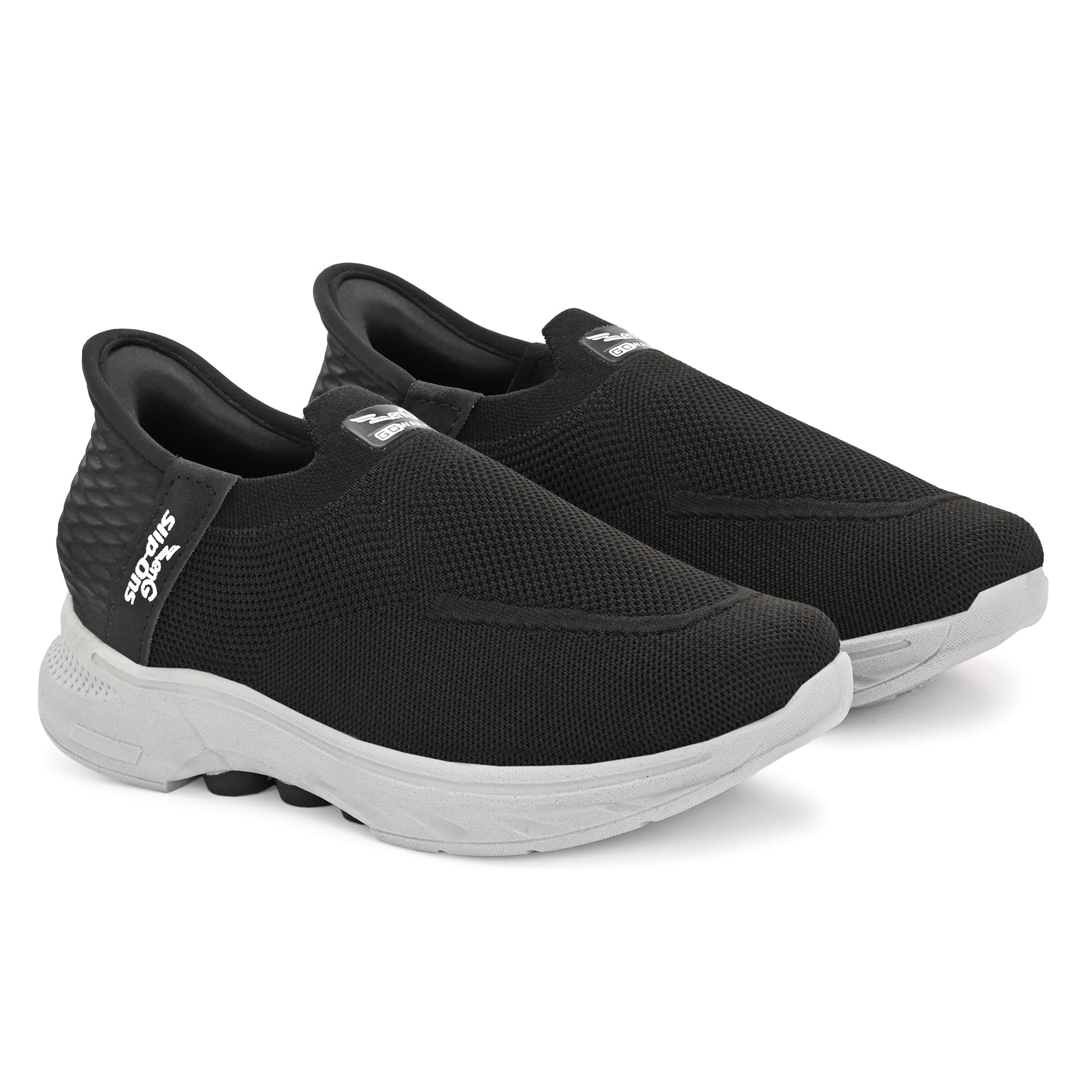 Stylish Comfortable Regular Walking PU-Memory Foam Black Casual Shoes for Men BRD-SH-1535_6-image-36