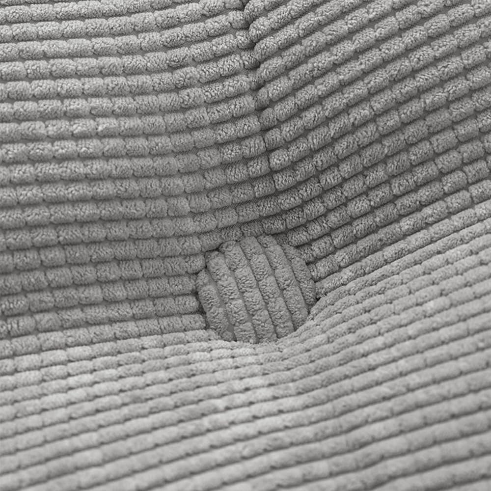 OHMG - Cojín grande para cabecera de cama, XXL, cojín de respaldo gris, cojín de lectura, cojín de apoyo lumbar, respaldo de tamaño, travesaño de posicionamiento suave, 180 x 50 x 20 cm