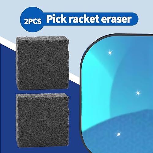 Miniatura 6 de 2 borradores de paletas de pickleball para eliminar residuos de pelota, suciedad y arañazos