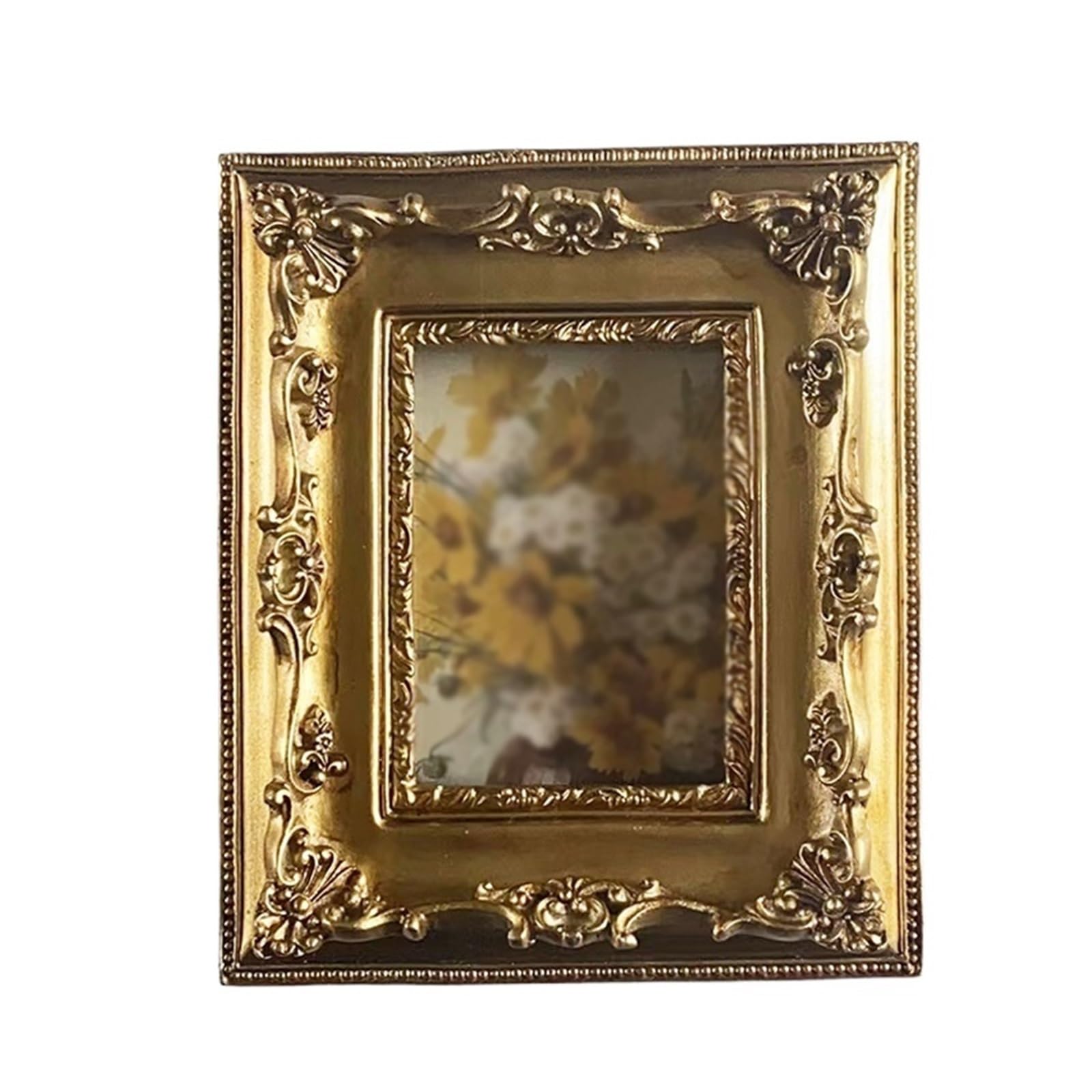 KLerDH Picture Frames, Photo Wall Decoration Resin Picture Frame Hanging Carved