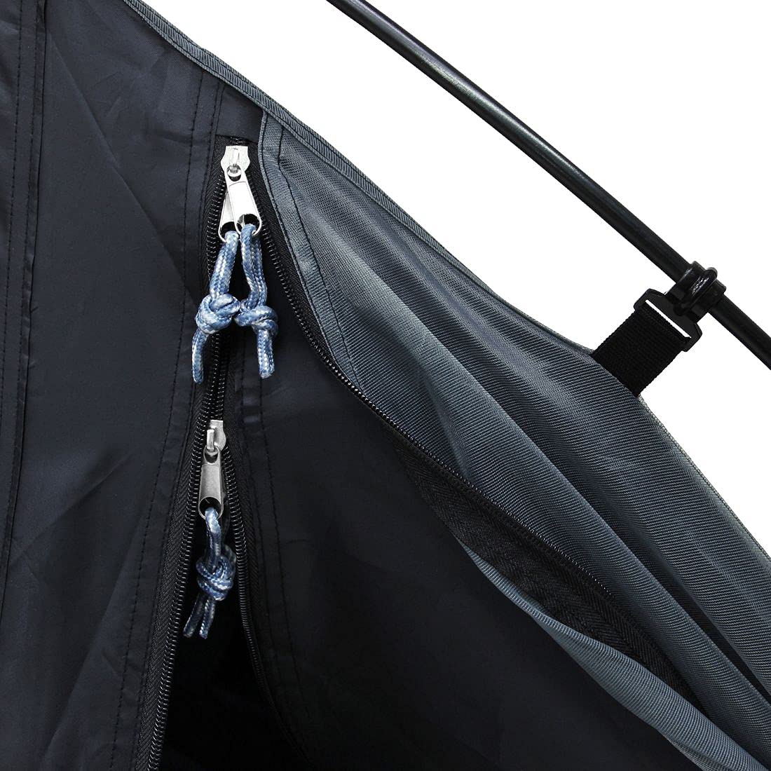 YourGEAR - Tenda da trekking ORA, per 2 persone, protezione UV 50+, protezione dagli insetti, impermeabile, 5000 mm, colore: Blu/Grigio