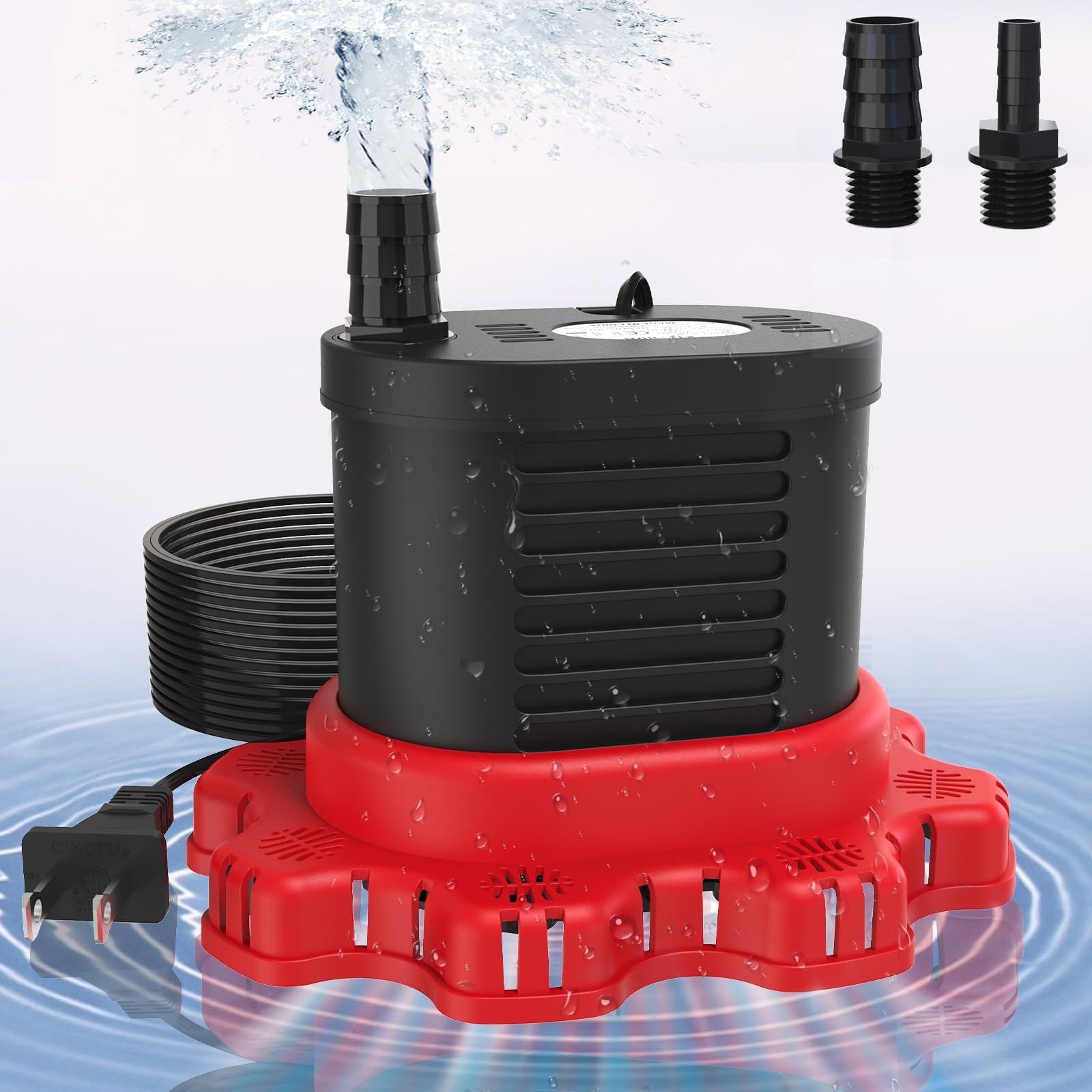 LMOSCAR Pool Cover Pump Above Ground，Submersible Water Sump
