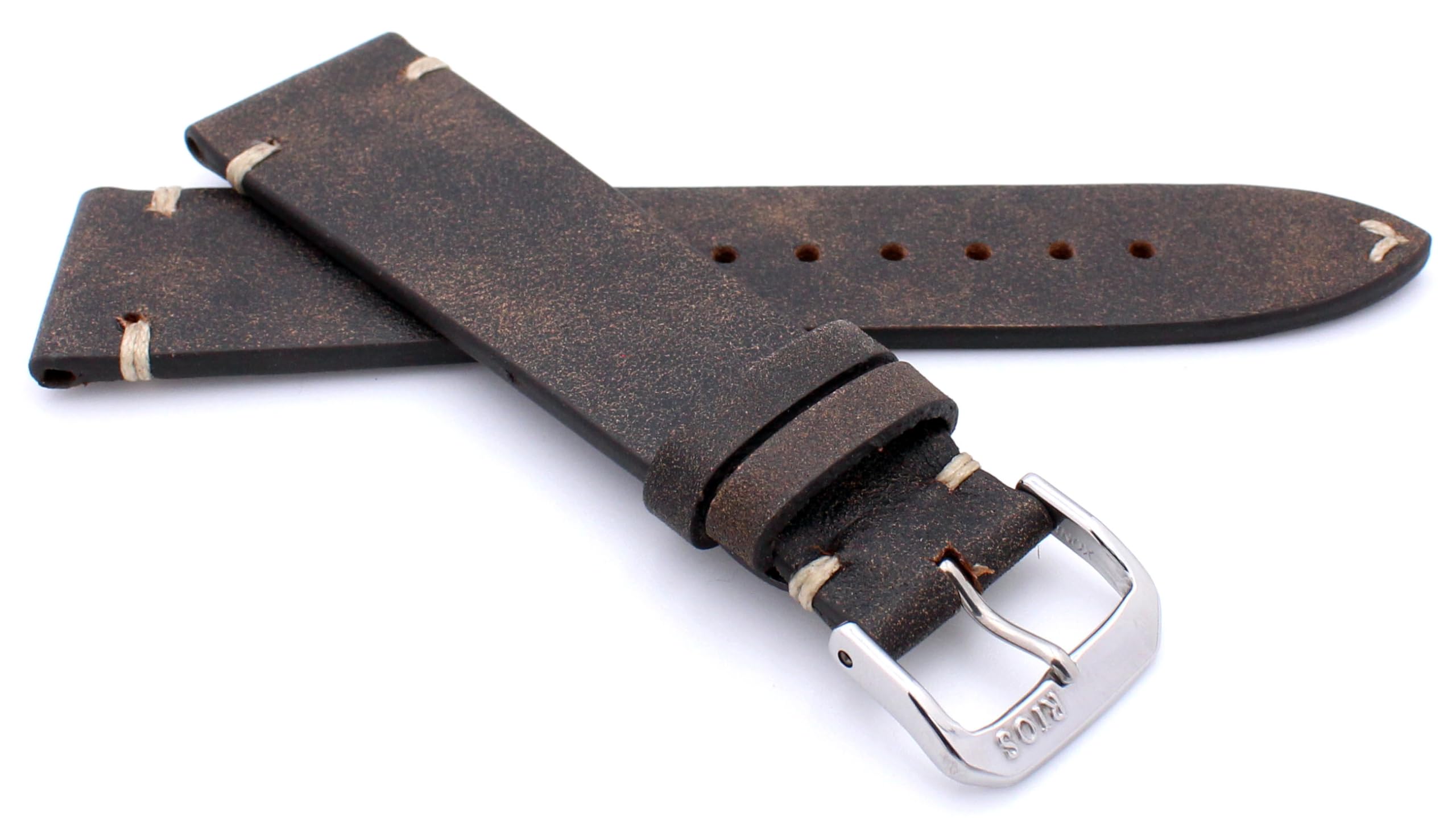 RIOS1931 Sagittarius Vintage Rindsleder-Uhrenarmband