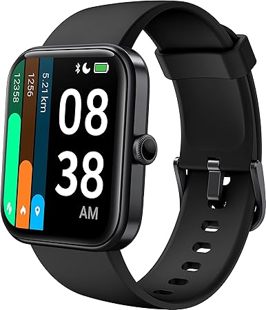 Smartwatch YONMIG 169 Full Touch Schermo Orologio Fitness con Alexa IntegrataSaturimetroSpO2 Cardiofrequenzimetro da polso Donna Uomo Activity Tracker 5ATM Sportivo Calorie per Android iOS