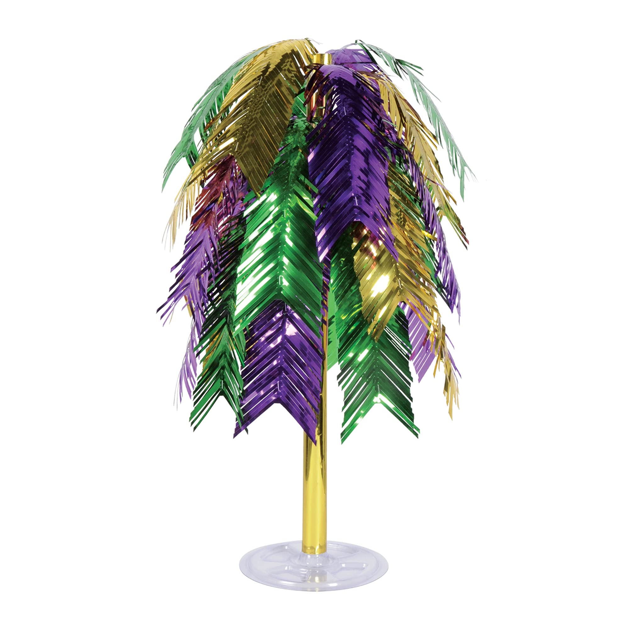 Centre de table Mardi Gras Beistle pour décoration de table festive cascade multicolore