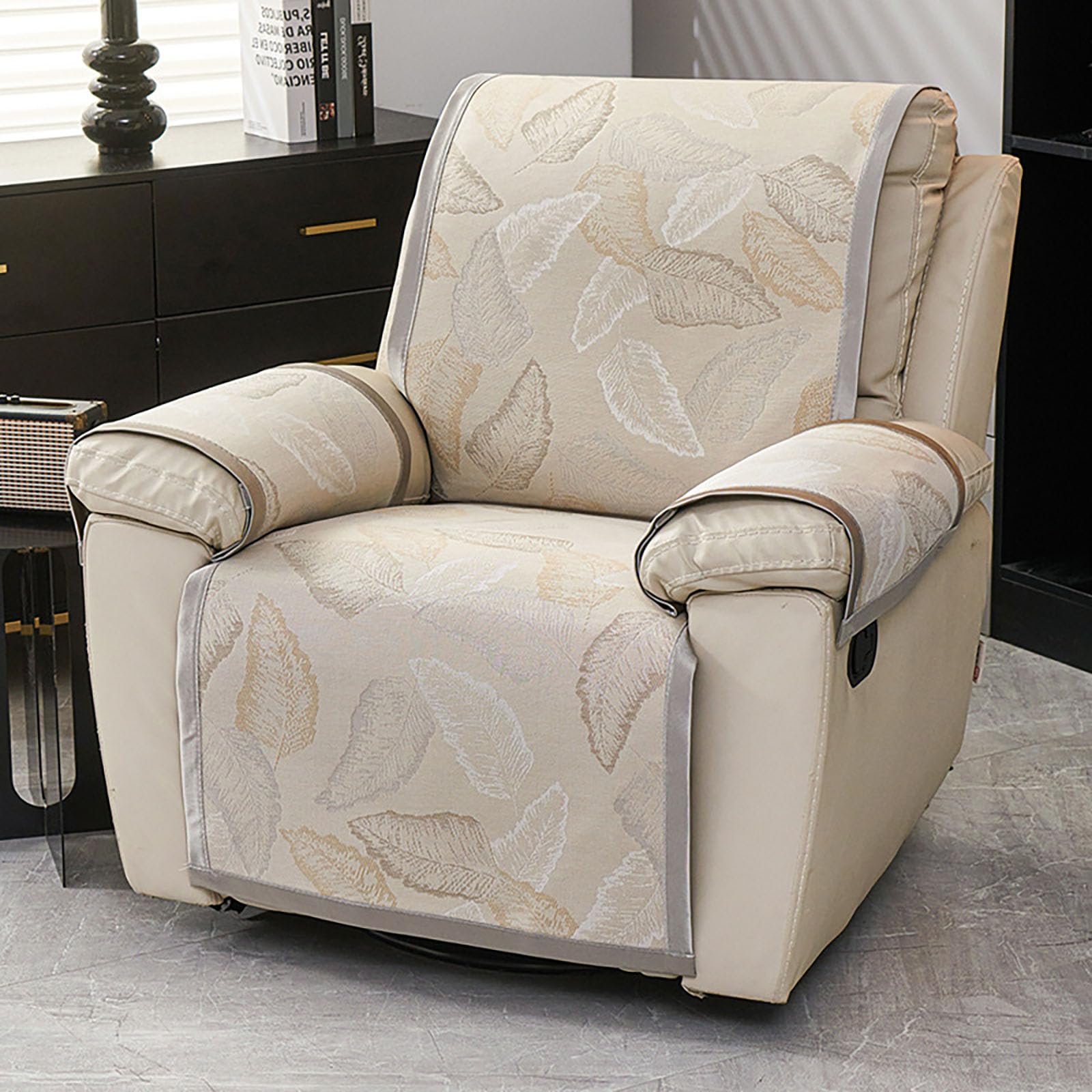 Funda de sillón relax antideslizante y fresca con asiento cubierto