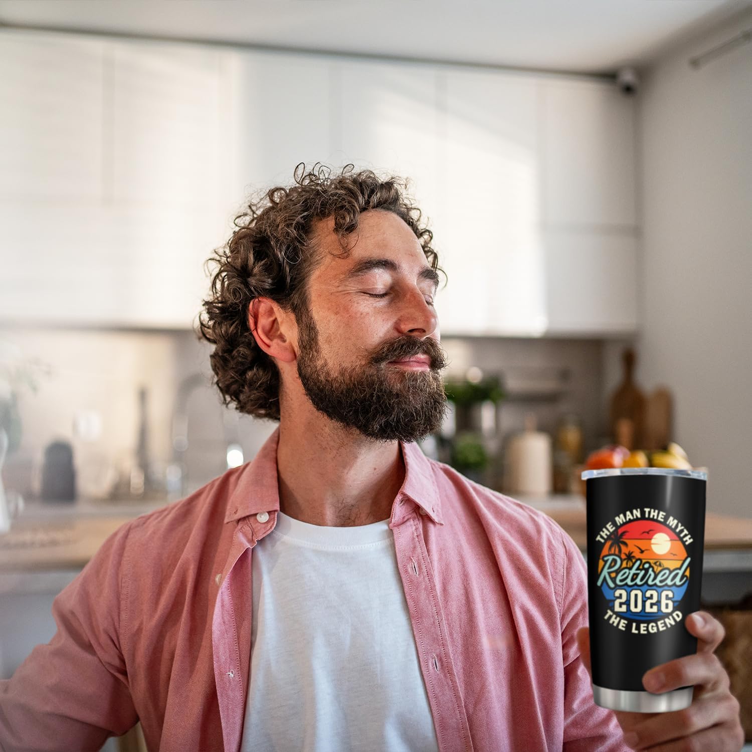 Retirement Gifts for Men 2026 Tumbler 20oz, Retired/Going Away/Leaving Gifts for Men/Dad/Coworker/Teacher, Happy Retirement Party Decorations Black Cup - Image 3