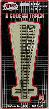 ATLAS MODEL 2053 Code 55 #7 Right Turnout N