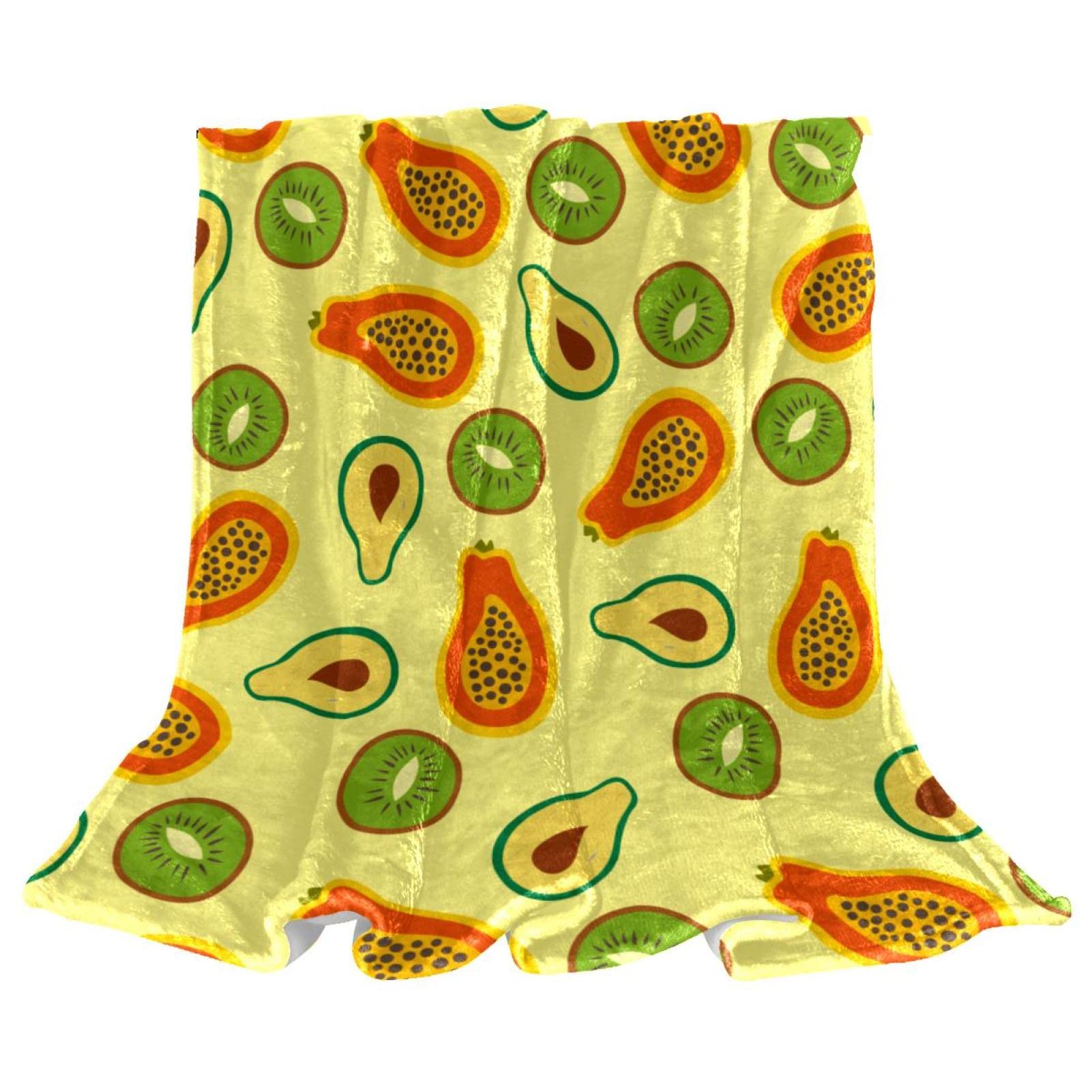 Jeté de lit en polaire couverture plaid canapé pattes d'avocat doux