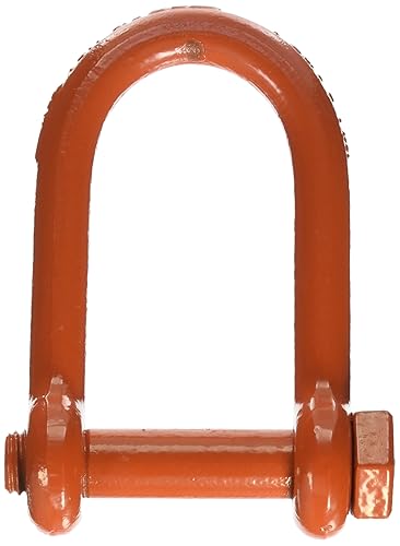CM M7151P Grillete de largo alcance con pasador de tornillo pintado, límite de carga de trabajo de 7,000 libras, tamaño de 58 pulgadas