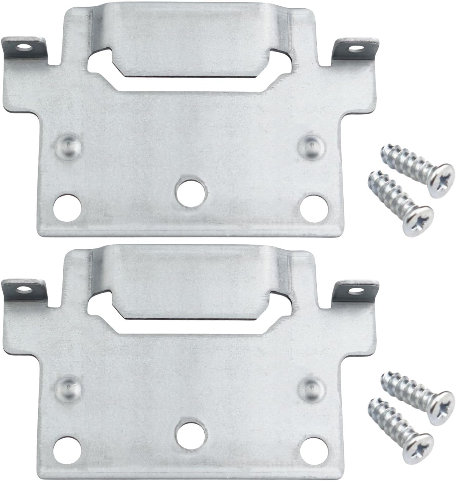Mounting Plate Bed Fitting 116791 Suitable as Replacement Part for Ikea Malm Brimnes Bed Middle Bar Skorva (2 Pieces + 4 Screws)