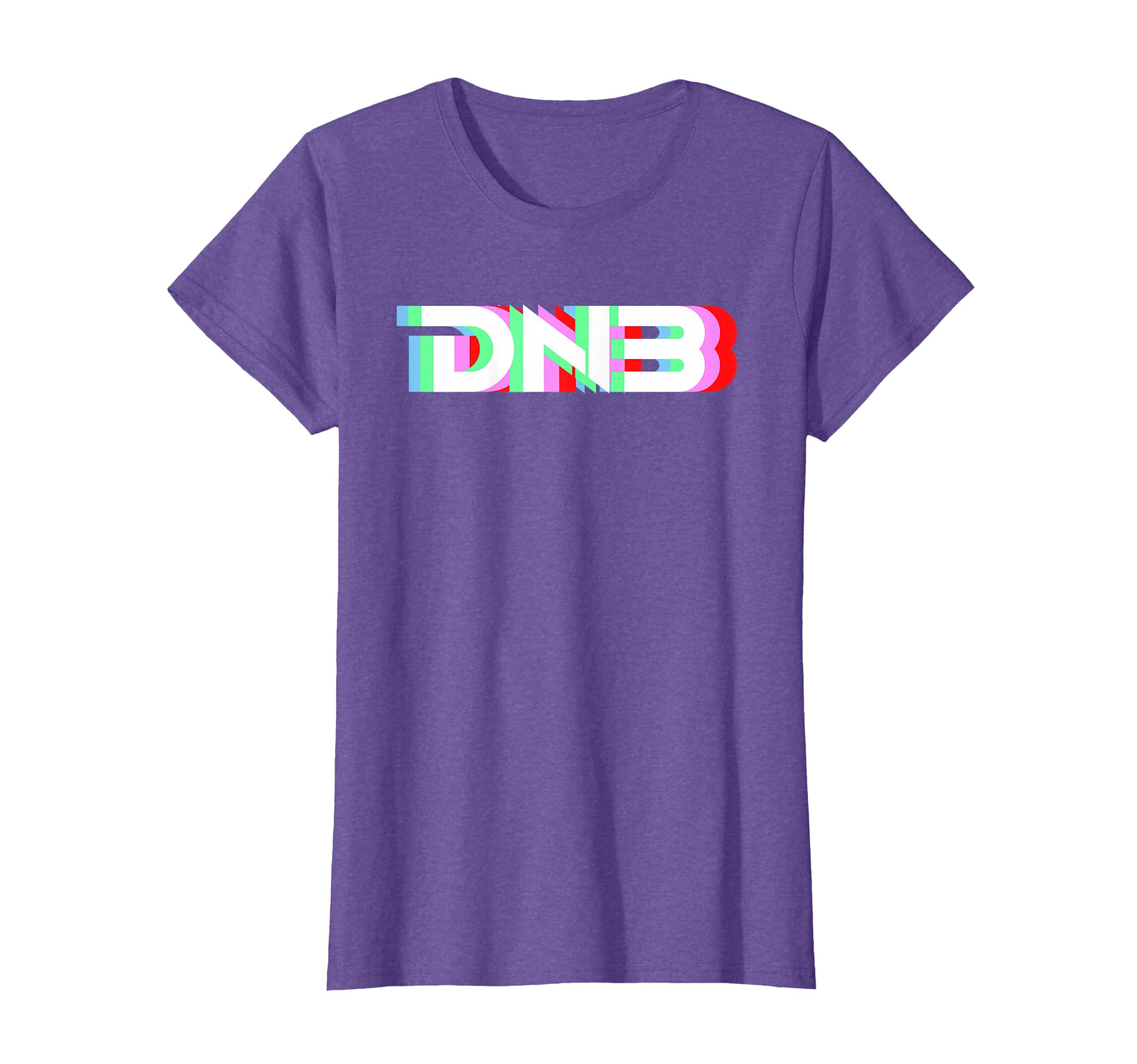 Cool Drum & Bass Anaglyph Rave T-Shirt - DNB Raving Tee T-Shirt
