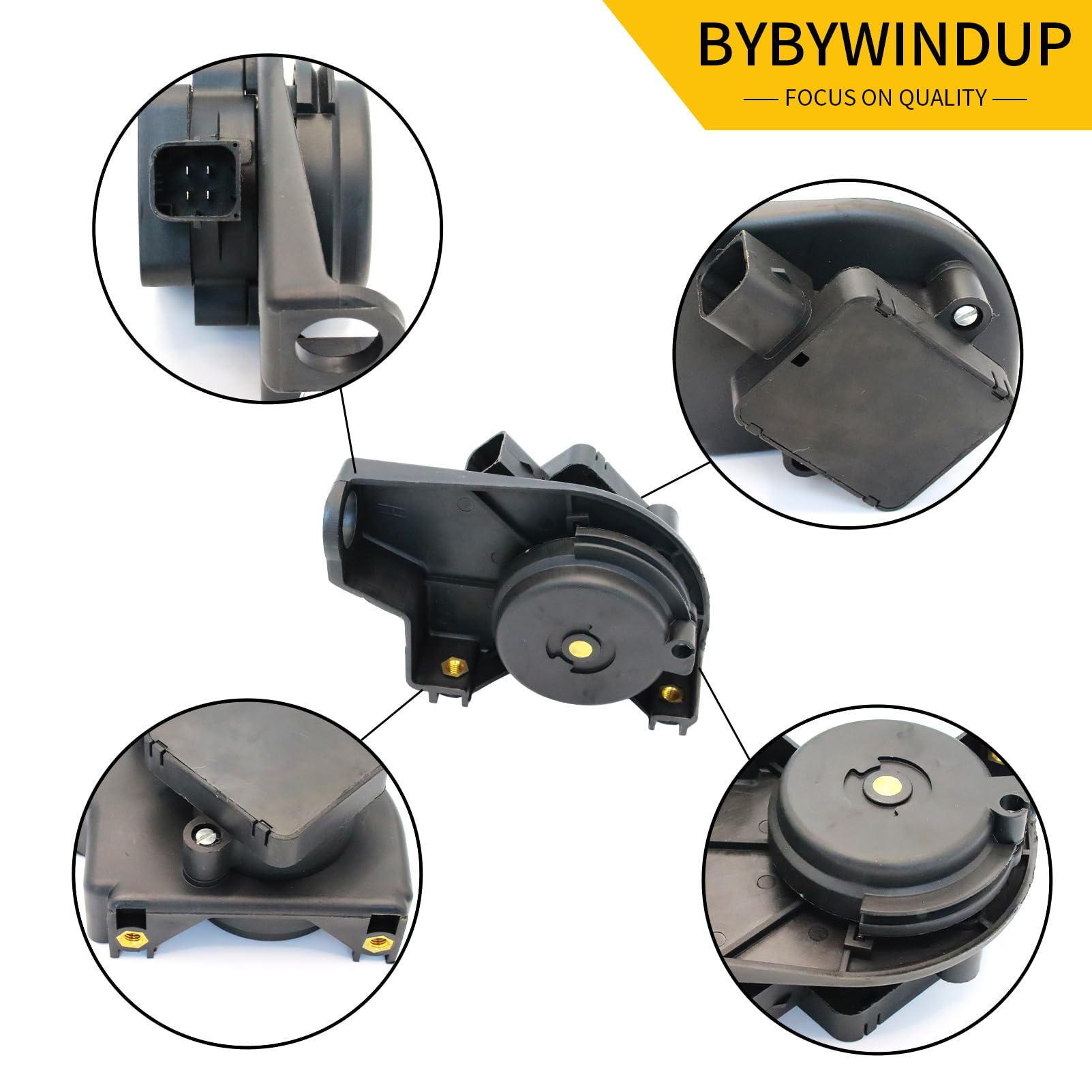 Capteur de position de pédale d'accélérateur compatible avec Berlingo Xsara Jumpy C5 Peugeot 206 306 307 405 406. Remplacement pour 9643365680