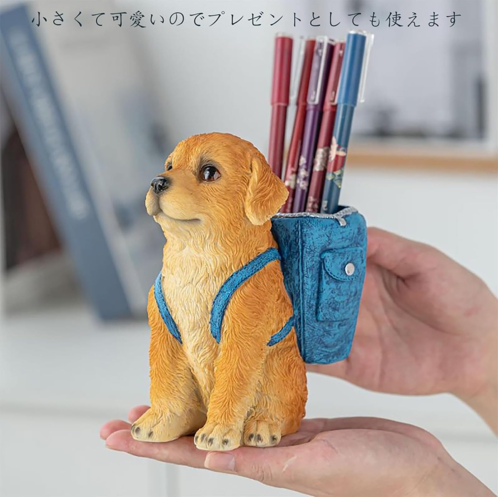 Amazon.co.jp: ペン立て可愛いラブラドール犬人気樹脂製ペンスタンド大