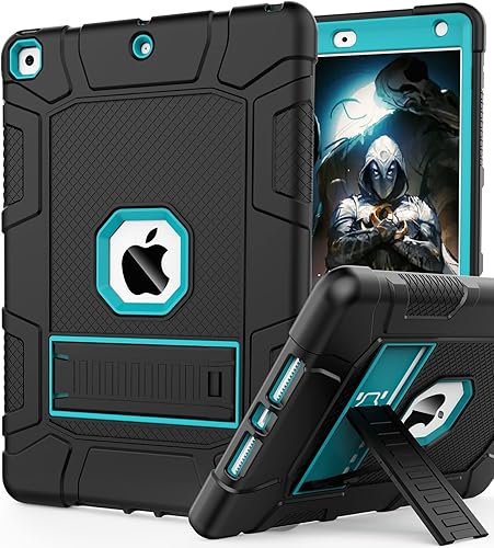 Miniatura 8 de Funda para iPad de 78 generación, funda para iPad 10.2, híbrida, resistente, a prueba de golpes, funda de protección contra caídas construida con