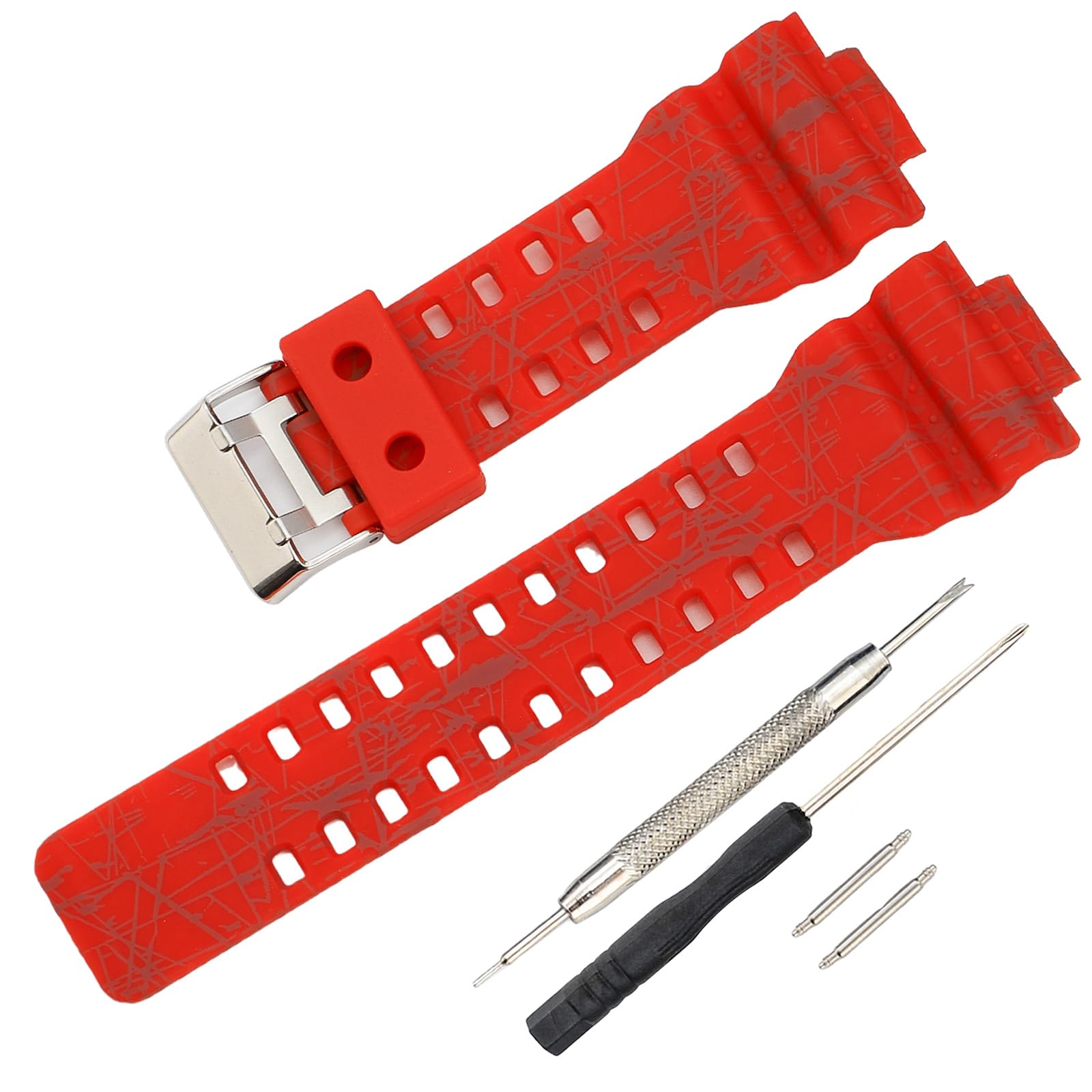 16mm G-Shock replacement watch bands for Casio G-Shock GLS-8900/GW-8900/GA-110/GA-100C/GA-120/GD-110/GLS-100