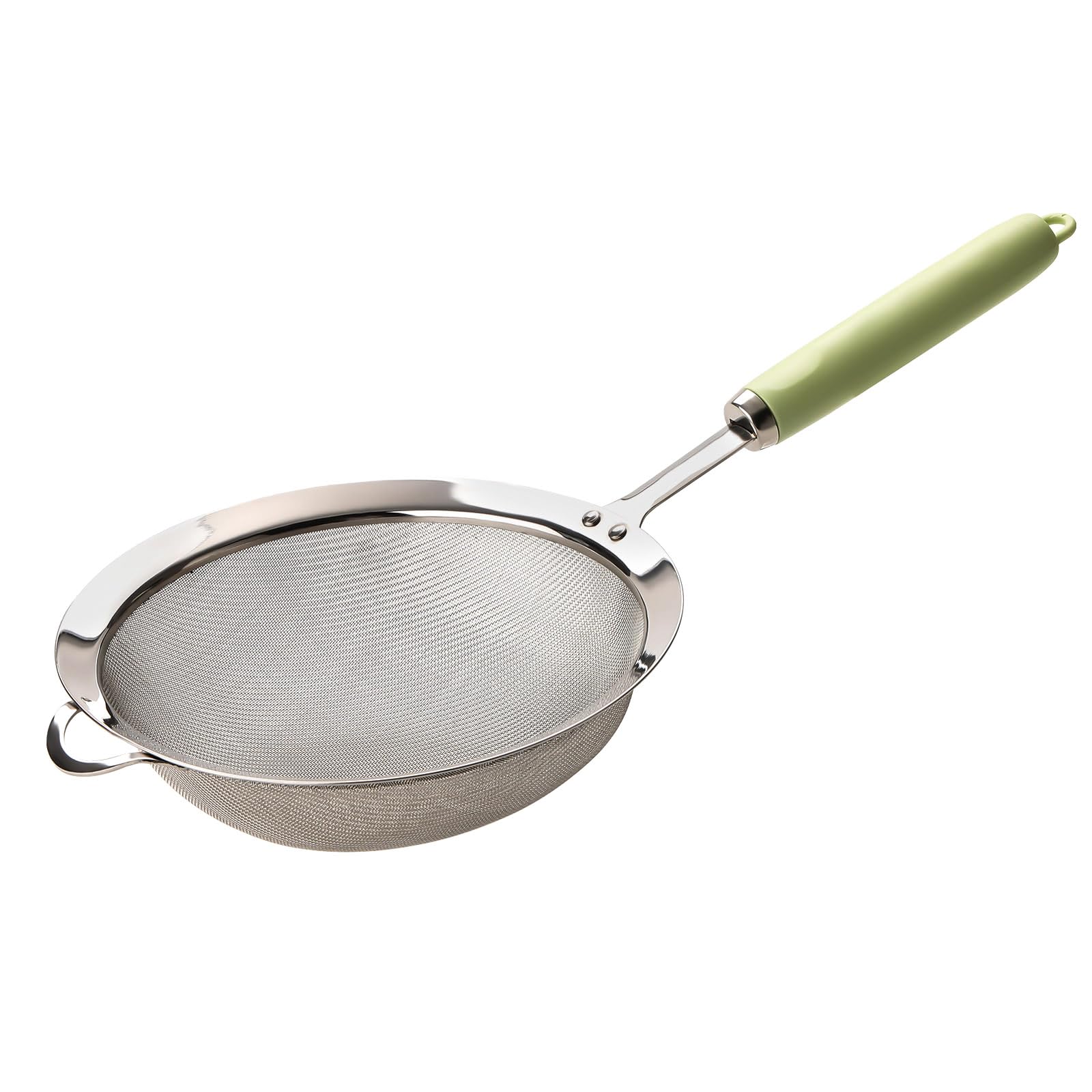 YENXIKU Stainless Steel Strainers Fine Mesh Sieve, Sifter for Baking, Metal Strainer, small Strainers and Colanders for Kitchen, Efficient Mesh Strainer, Durable Fine Mesh Strainer (DIA 7.1