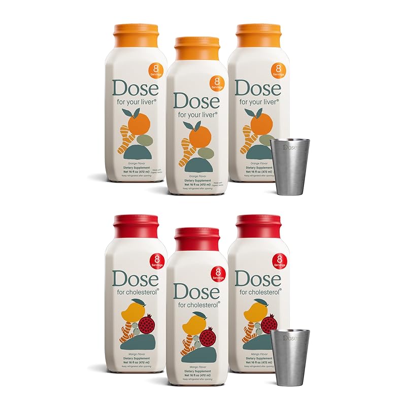 Dose for Your Liver — Suplemento fitoterápico, kit com 3 frascos de 473 mL