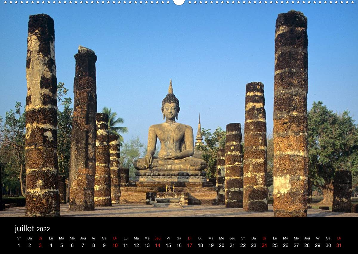 Bouddha Le Maître de Zen (Premium, hochwertiger DIN A2 Wandkalender 2022, Kunstdruck in Hochglanz): Images du Bouddha, d'Asie et d'ailleurs. (Calendrier mensuel, 14 Pages )