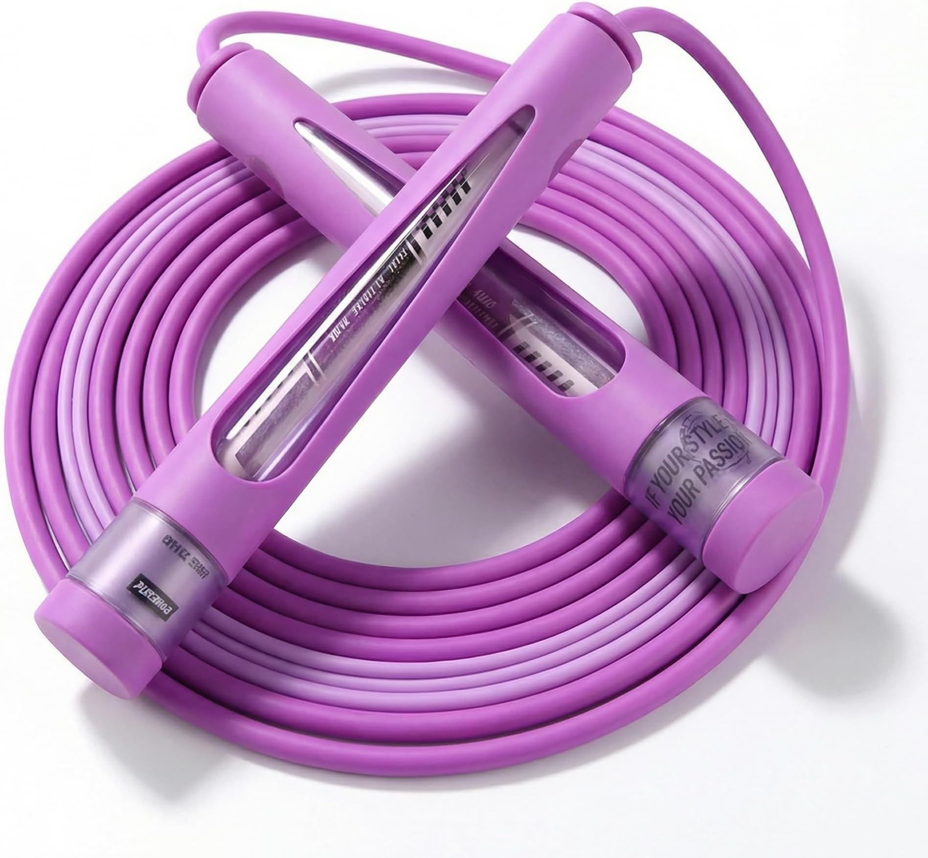 YUEDONG Kids Jump Rope, Adjustable Tangle-Free Jump Rope with Dual Bearings, Easy-to-Learn Two-Section Rope Design, Anti-Slip Handles, Name Tag & Carry Bag for Boys, Girls and Beginners