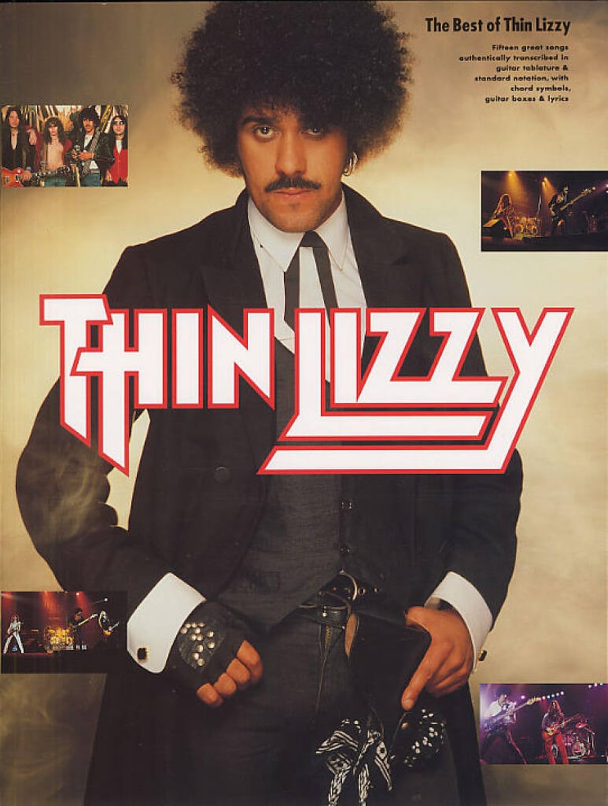 The Best of Thin Lizzy | Guitar Solo Songbook with Tab and Notation | Rock Guitar Sheet Music Book for students and music lovers | Guitar Tablature Standard Notation with Chord Symbols for Practice