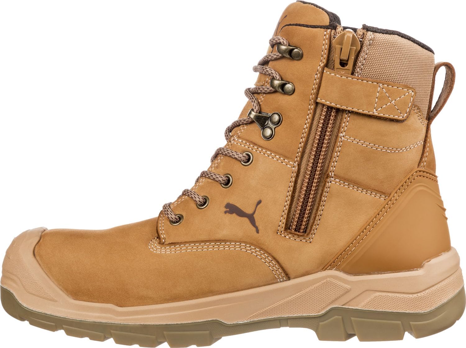 Puma Safety Men's Conquest Waterproof Composite Toe EH Side Zip Work Boot