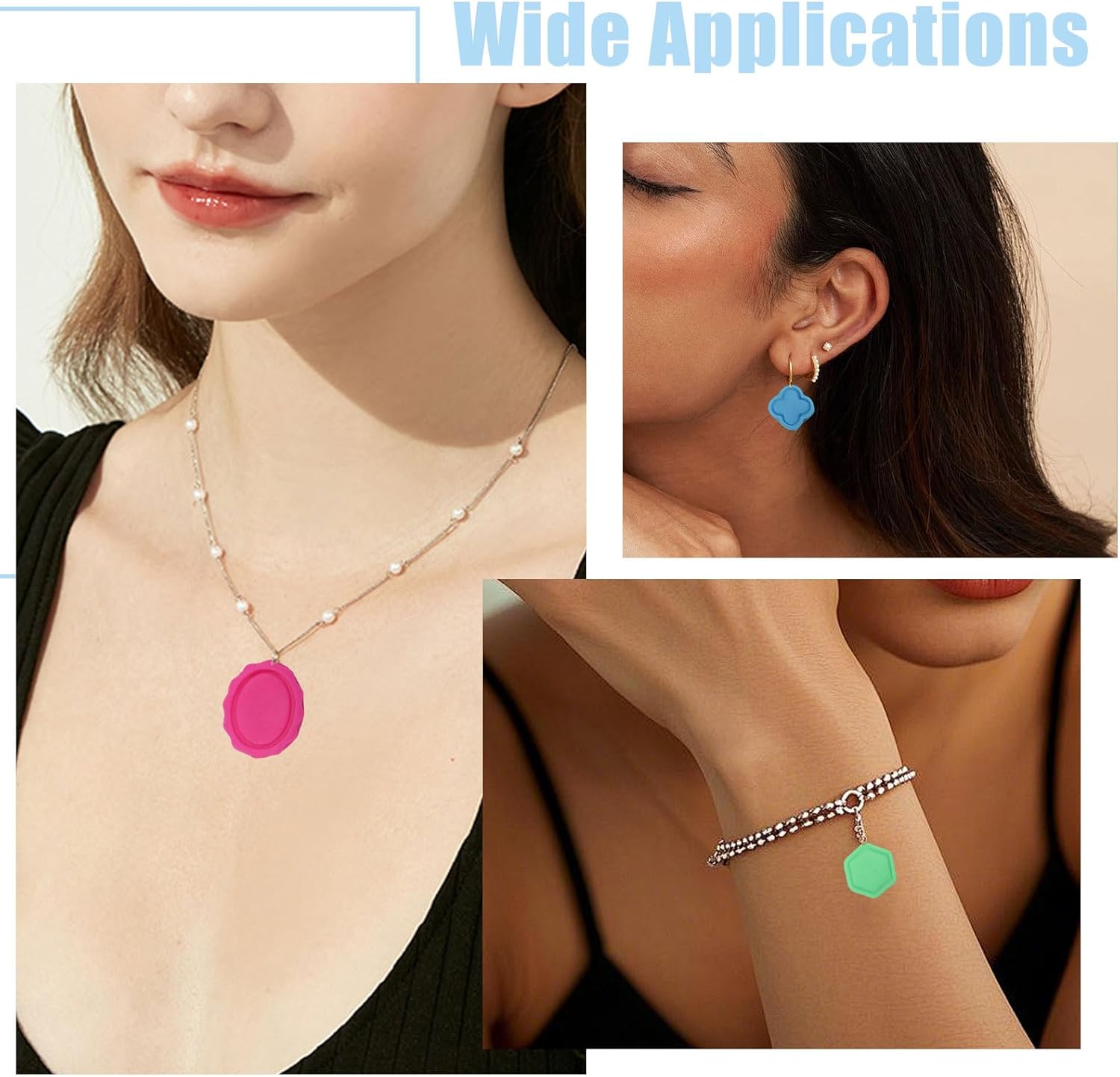 ORIGACH 15 Pcs Frame Polymer Clay Cutters,Vintage Frame Design Clay Cutters for Polymer Clay Jewelry Earrings with a Clear Storage Box - Image 7