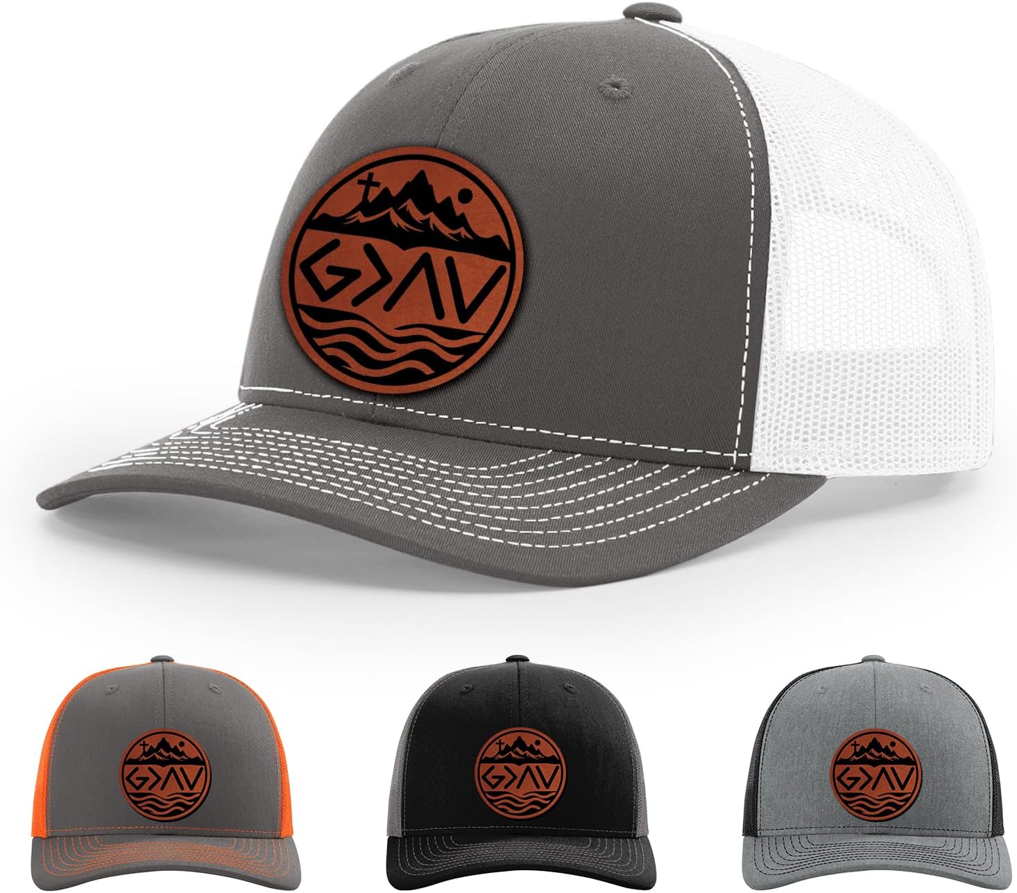God is Greater Than High And Lows, Bible Verse, Romans 8:28, Faith over Fear, Believer, Jesus Hat