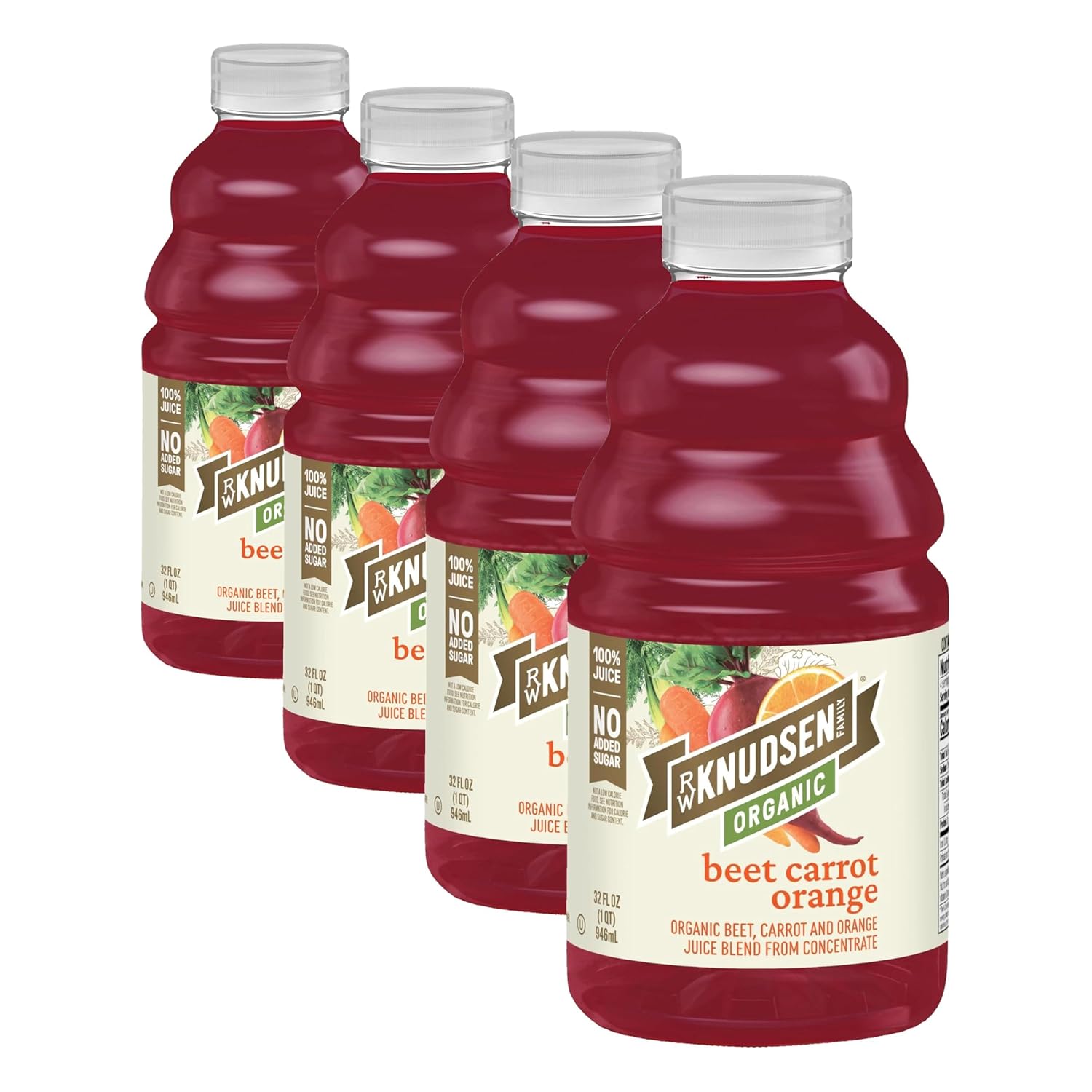 R.W. Knudsen Organic Just Black Cherry from Concentrate, 32 fl oz (Pack of 4)