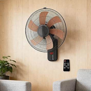 Oscillating Wall Mount Fan, 16 Oscillating Fan, Indoor Fans, Powerful Fans, Two Styles Available Manual/Remote Control, For Home, Garage, Gym, Workshop & GreenhouseRemote Control
