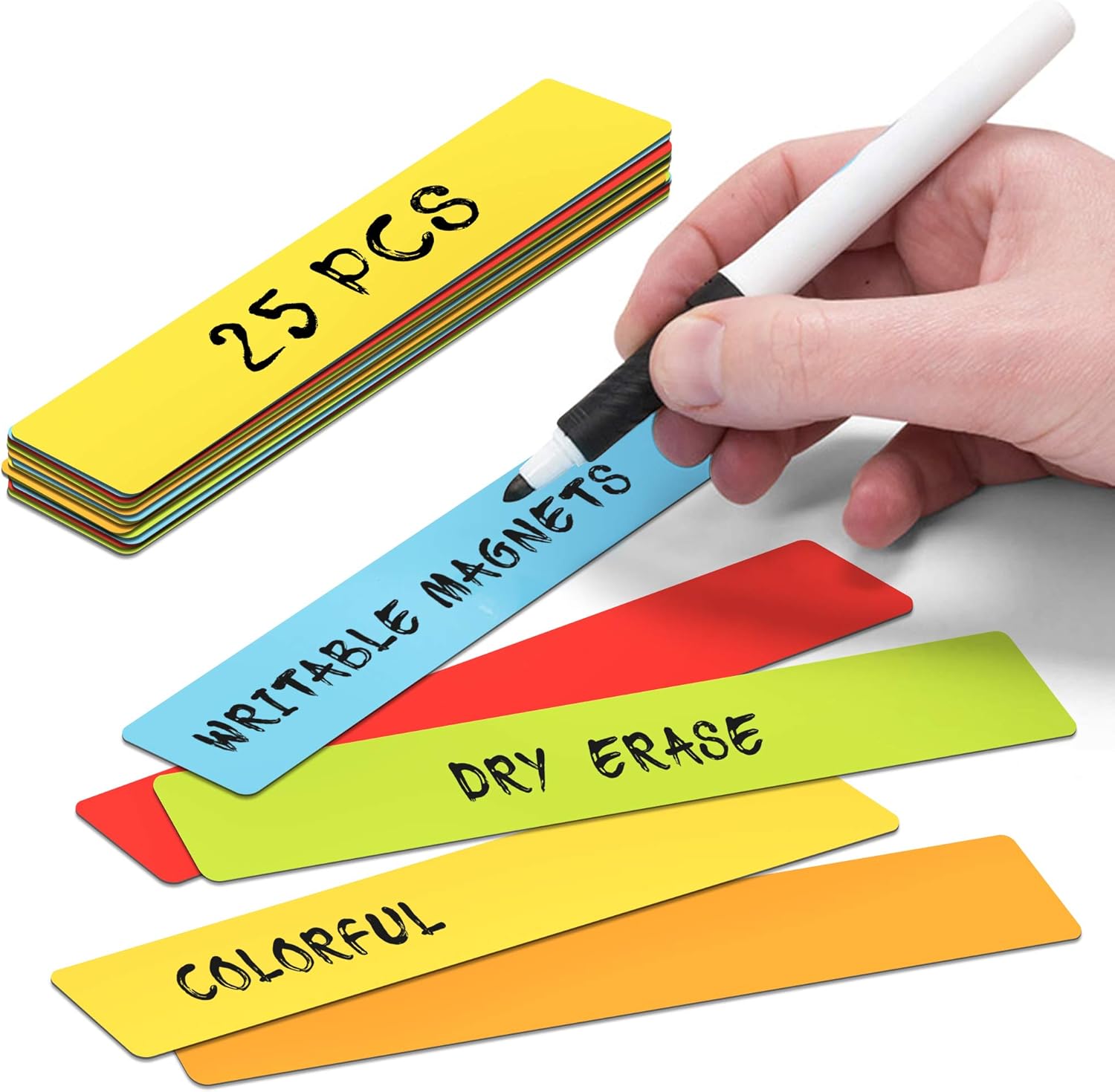 Notes or Sticky Notes 6 x 1 Inch Mix (5 Colors