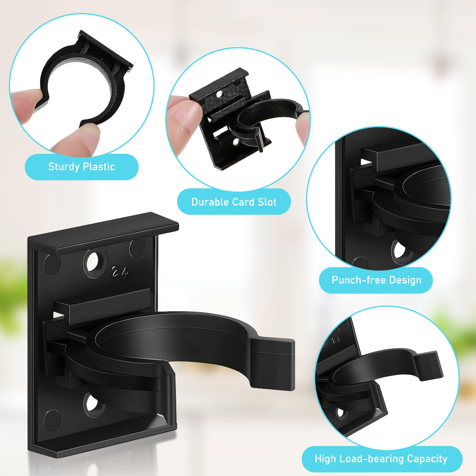 10pcs Heavy Duty Kitchen Kick Board Plinth Clips Kickboard Clips Plinth Leg Clips Kitchen Plinth Clips Kitchen Kickboard Clips Kick Board Plinth Clips Kitchen Baseboard Clips fit 30-31 mm (14+30) - Image 4