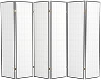 Vista 138 de Red Lantern Panel de ventana Shoji de 6 pies de alto, divisor de habitación de 3 paneles de palisandro