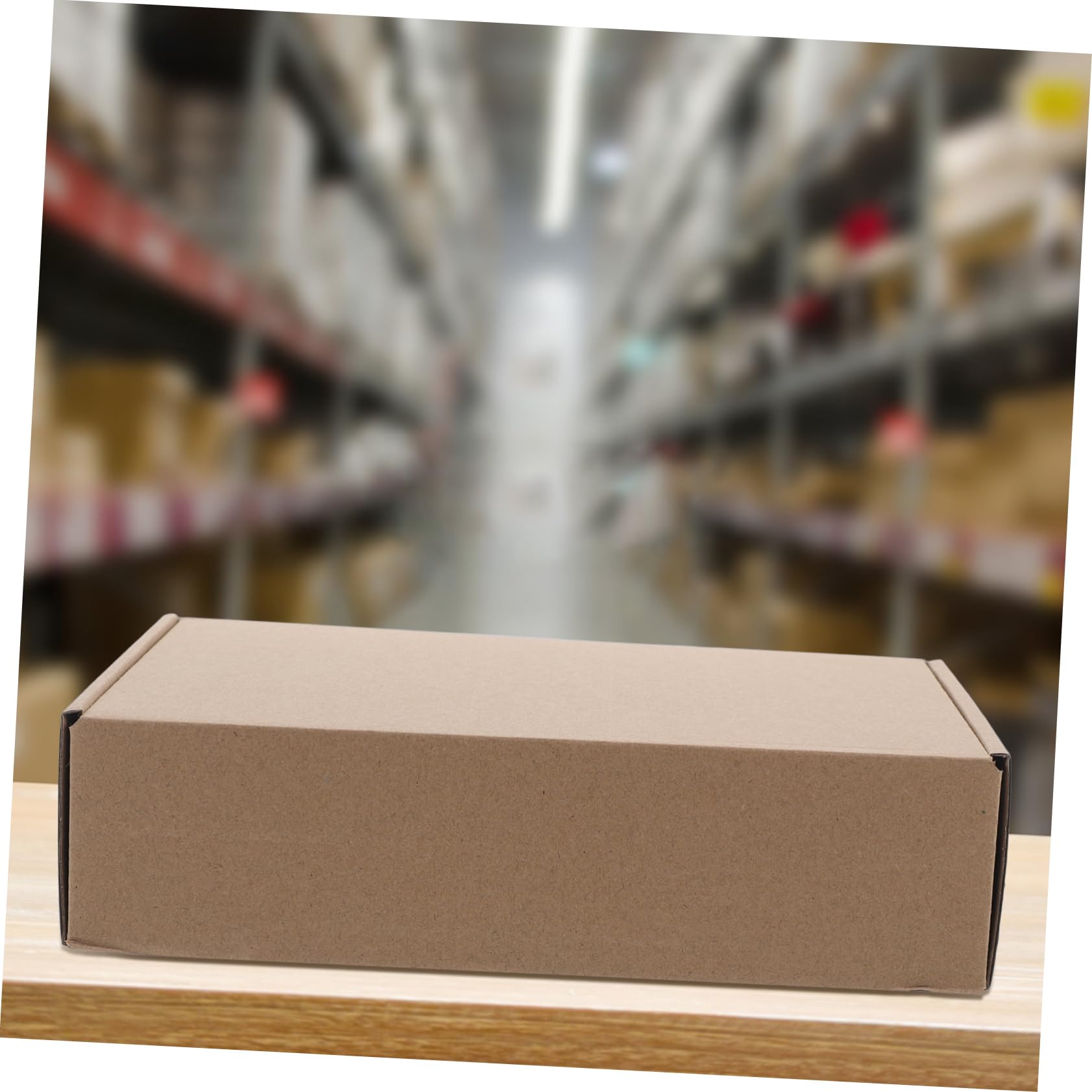 HOMSFOU 25piezas Cajas De Cartón Para Envíos Almacenamiento y Embalaje Cajas Postales Para Manualidades Para Mudanza De Almacenamiento