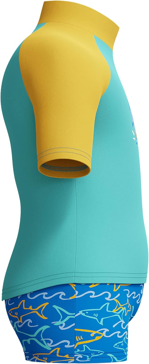 Speedo Boys' Swimsuit Infant to Big Kid UPF 50+ Learn to Swim