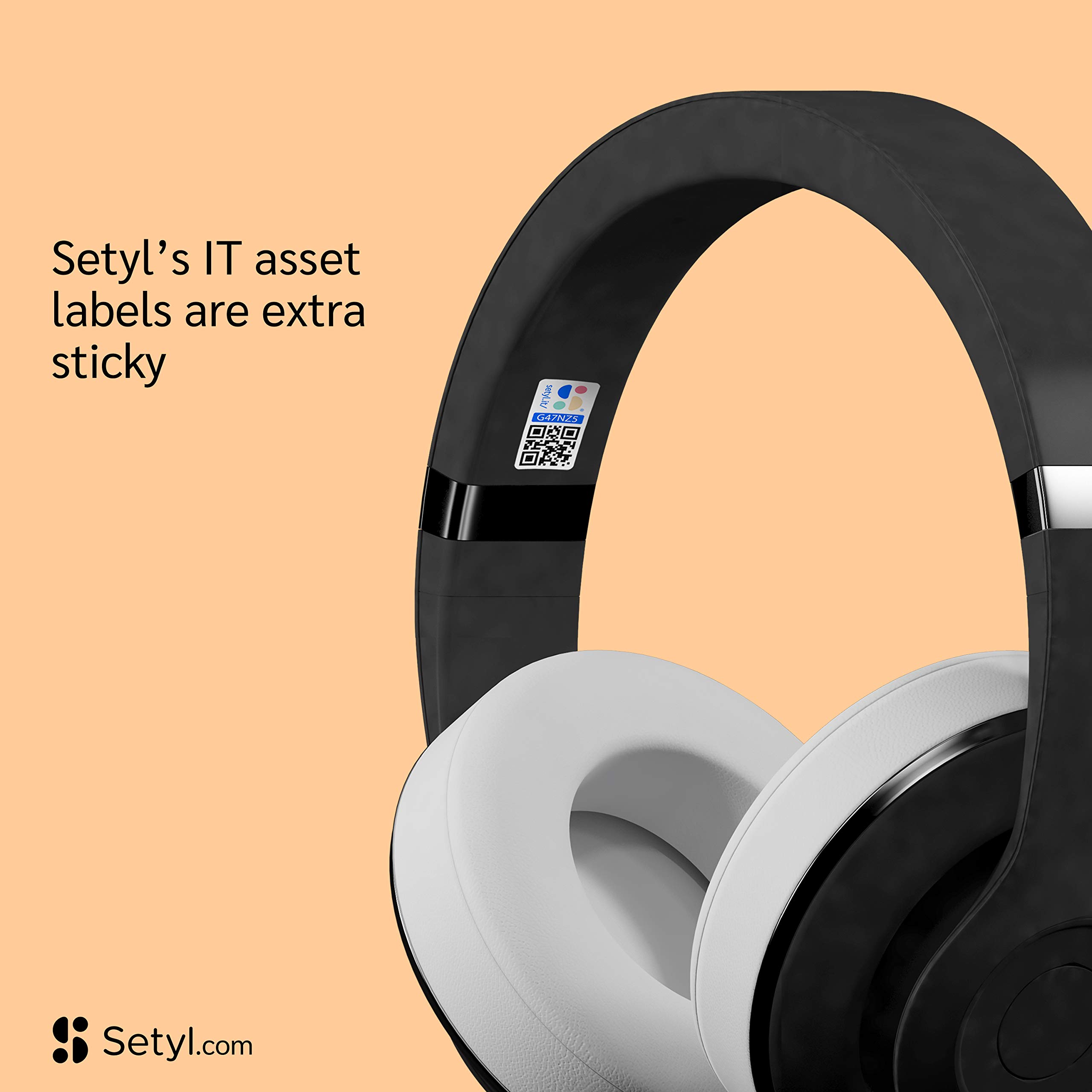 Buy Setyl Adhesive Heavy Duty Asset Labels 100 Pack Suitable for