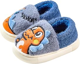 Slippers for Girls Boys Cartoon Indoor Slippers Soft Comfortable Non-Slip Shoes Warm