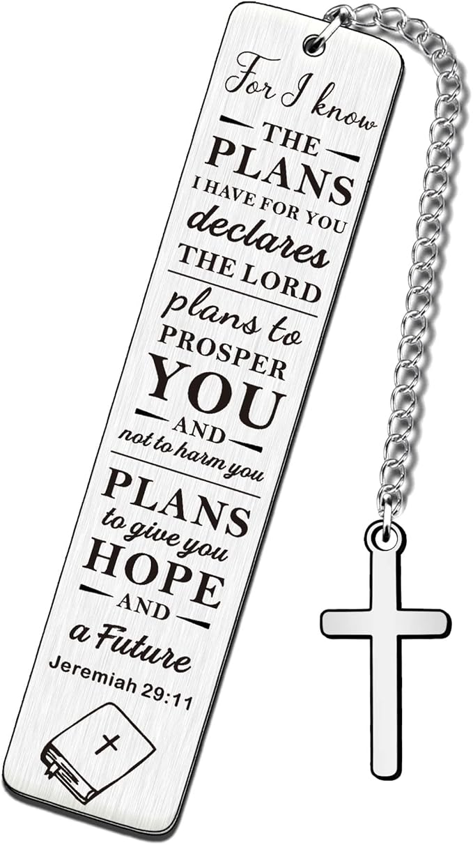 WTOPP Christian Art Gifts Metal Bookmark Bible Verse Inspirational