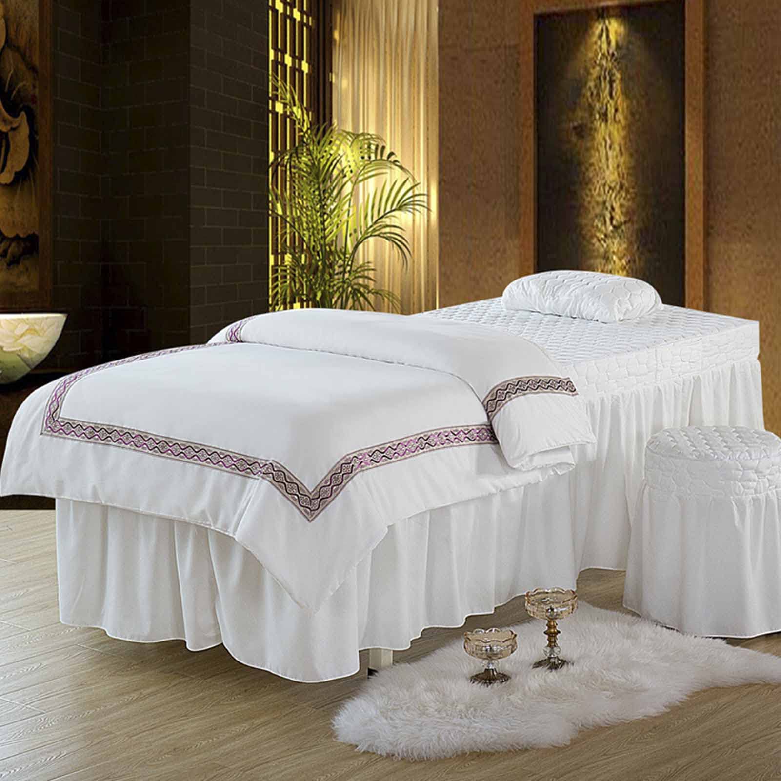 Amazon.co.jp: Massage Bed Cover, European Luxury Massage Table 