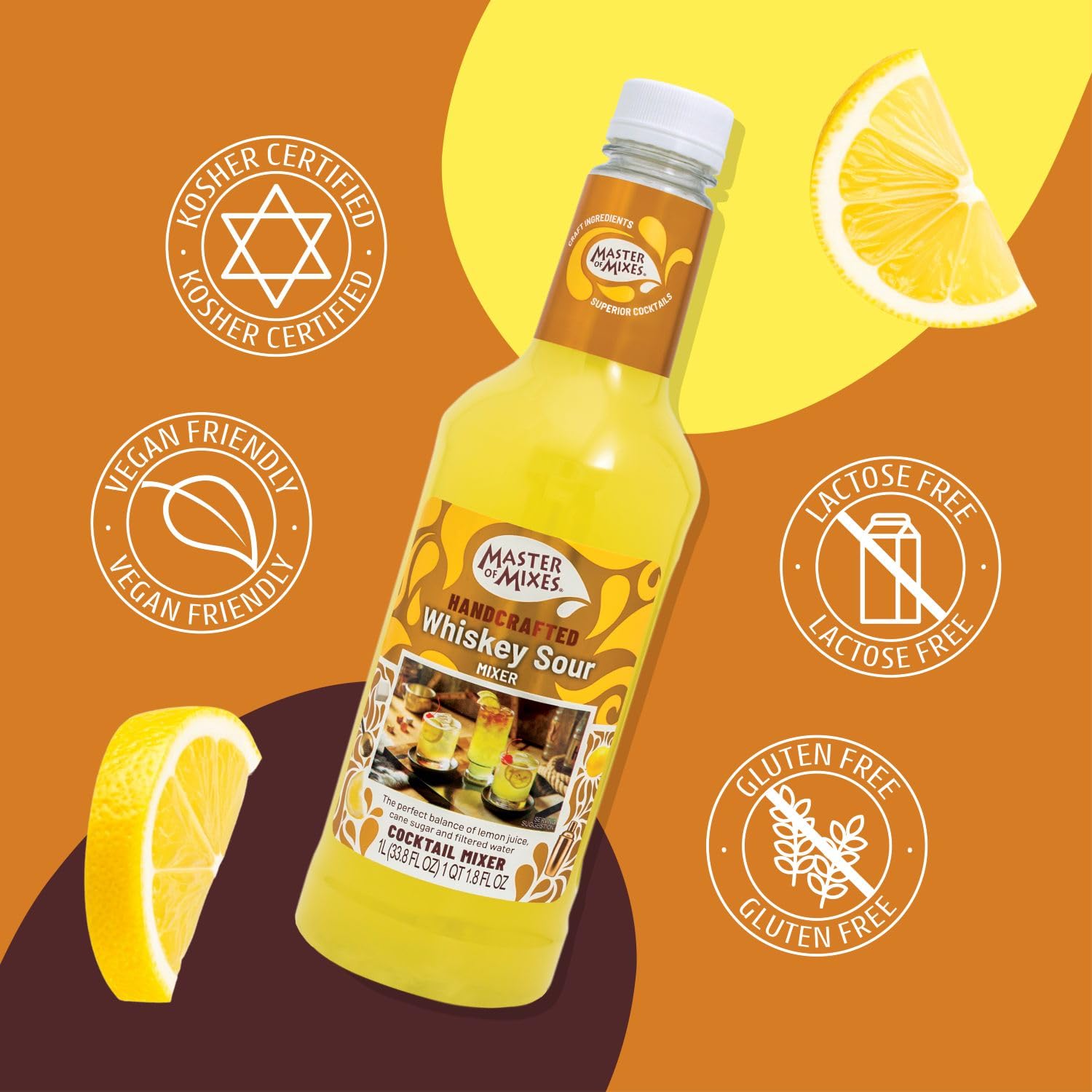 Amazon.com: MASTER OF MIXES Whiskey Sour, 1000 ml : Grocery
