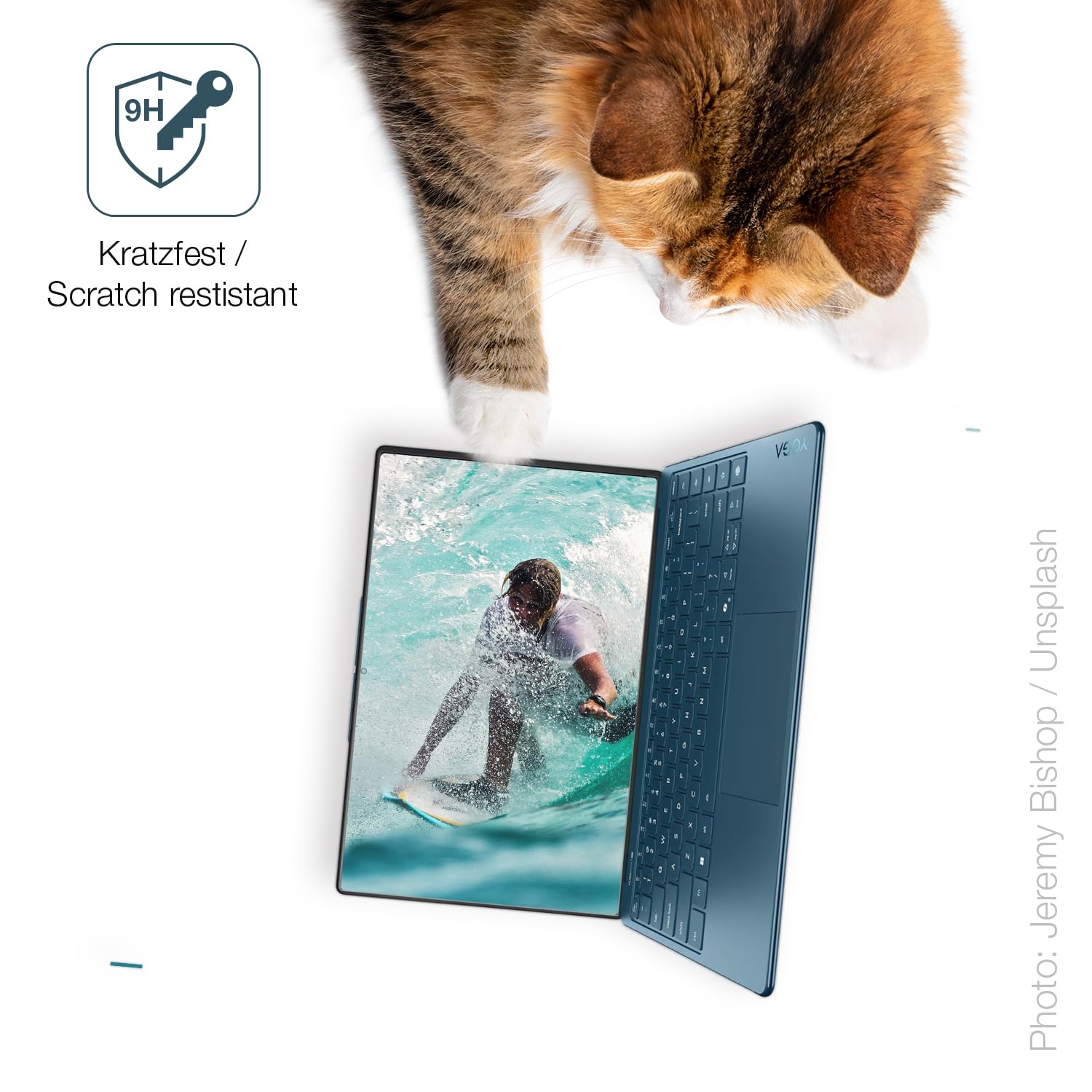 dipos 2x Pellicola 9H opaca per Lenovo Yoga 9 2-in-1 14ILL10 14 Zoll | Antiriflesso, non si rompe e non si scheggia, non è vero vetro, Anti-Shock, antigraffio, senza bolle, autoadesiva