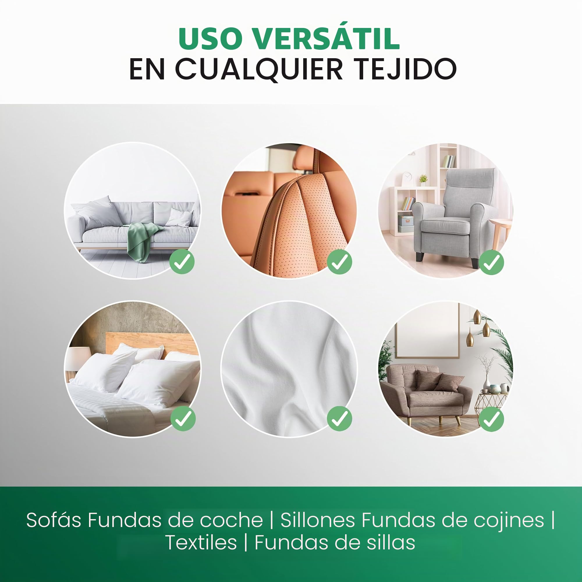 BiOHY Limpiador tapicerías (Bidón de 10 litros) | Ideal para asientos de coche, sofás, colchones, etc. | También es adecuado para las lavadoras (Polsterreiniger)