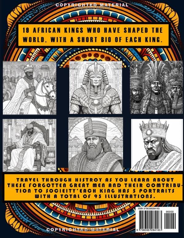 Miniatura 2 de I Am A King Adult Coloring Book