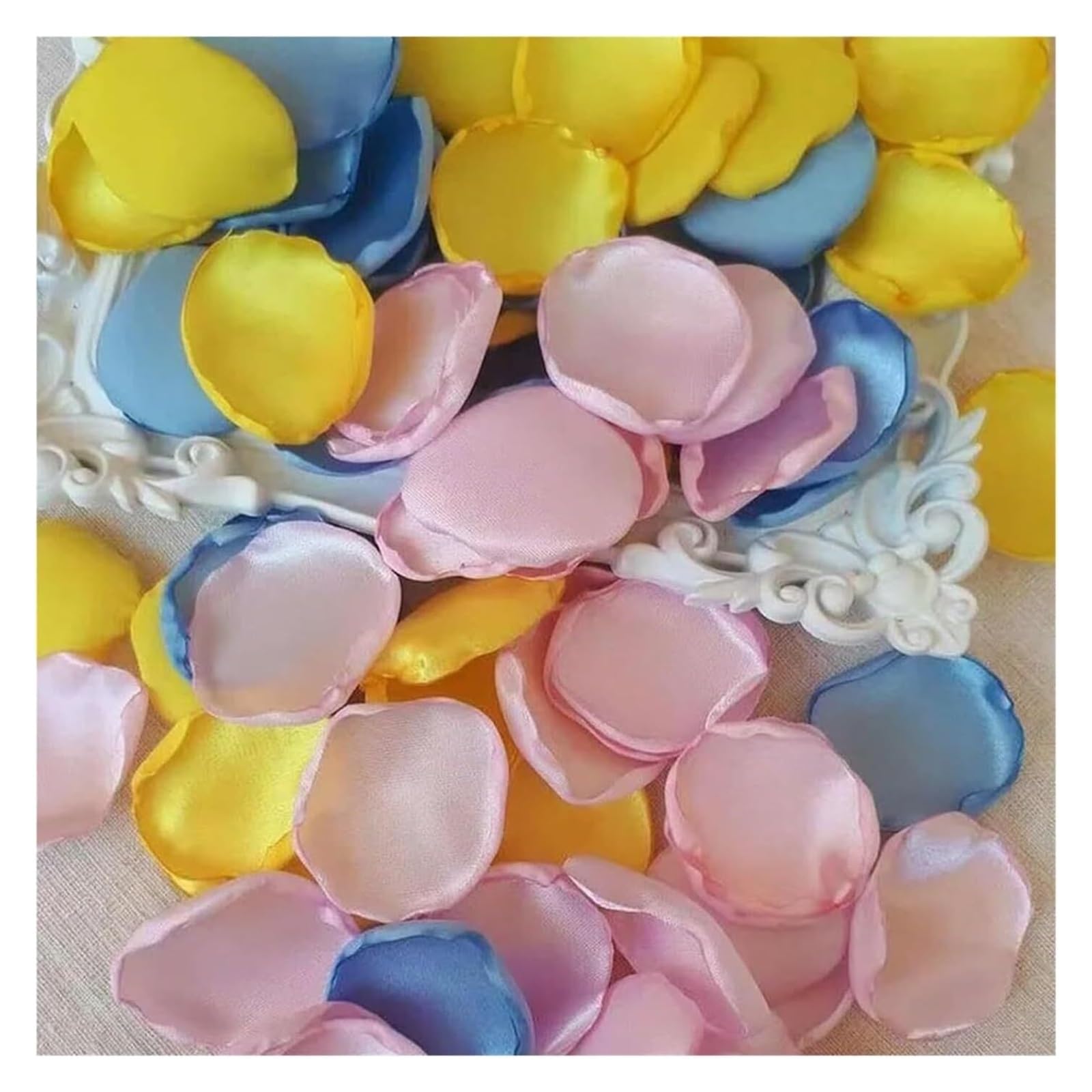 BPABDEITR Artificial Rose Petals 200 Pcs Multicolor Silk Satin(Mixed Color 05)