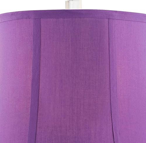 Miniatura 3 de 360 Lighting Bijoux - Lámpara de mesa moderna y elegante bohemia de 25.5 pulgadas, níquel cepillado multicolor, columna de gemas acrílicas apiladas,