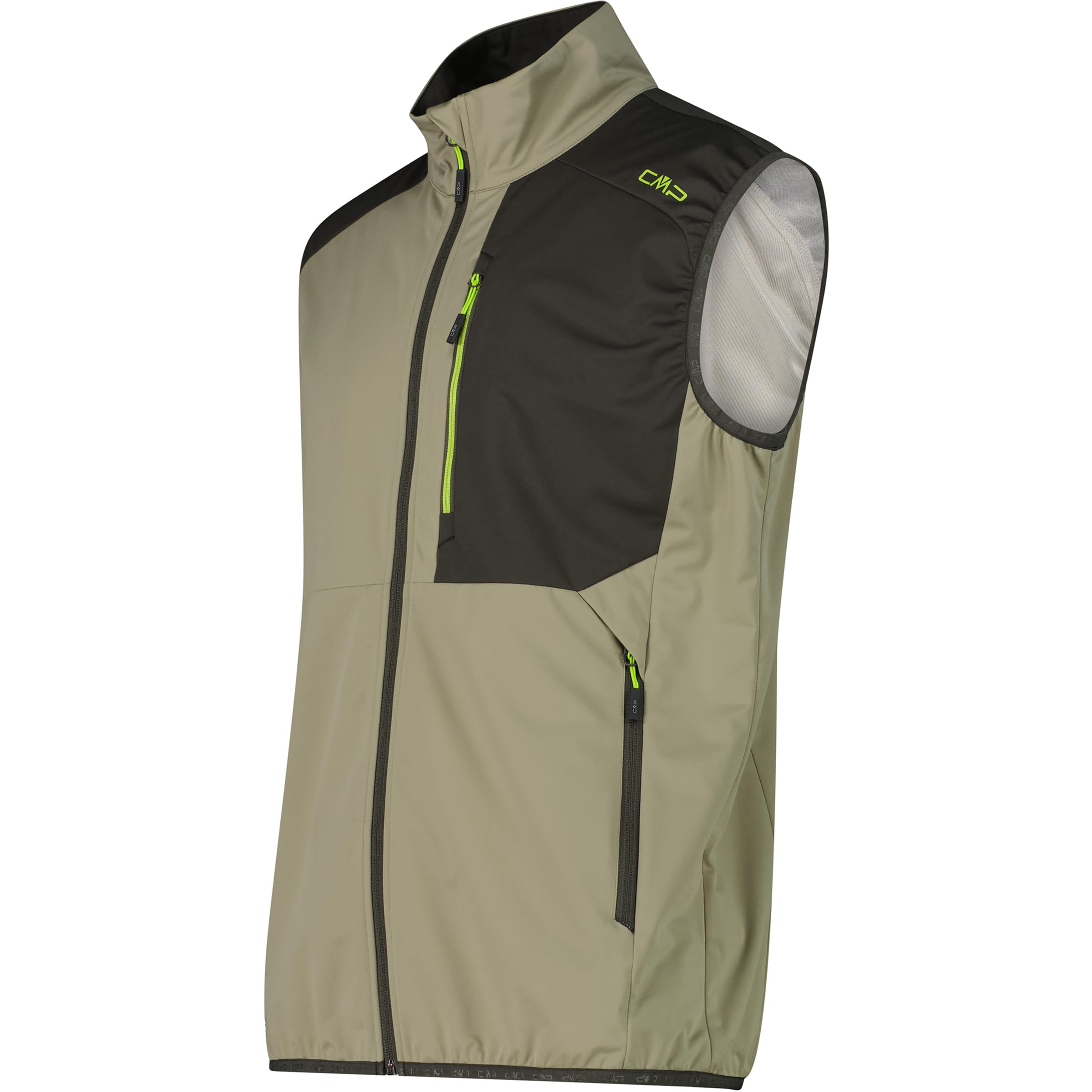 CMP Herren Softshell-Weste Wanderjacke Herren grün grün