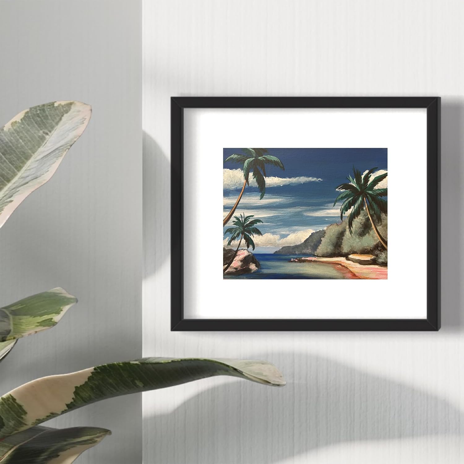 Painting4Real DIY Art Painting Kit for Adults – Learn to Paint Calm Reflection with Video Tutorials – 9 Pieces Acrylic Paint Set for Adults –Perfect Christmas Crafts & Holiday Gifts for Art Lovers